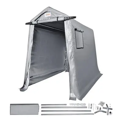 Vevor TYCWPH6FTX8FTZ450V0 x x ft. Portable Shed Outdoor Storage Shelter, Gray