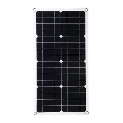 (Only Solar Panel) Semi-Flexible Solar Power Panel System kit Solar Panle Type-C USB Dual DC Por