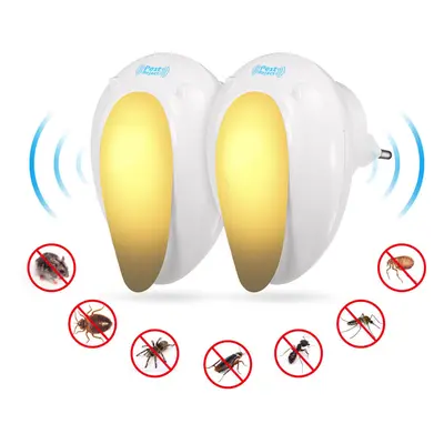 Electronic Ultrasonic Mosquito Killer Repellent Rat Cockcroach Ant Bug Insect Mice Pests Control