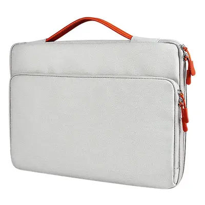 (Light Grey) Notebook Laptop Bag Sleeve Bag Waterproof Polyester for 14.1-15.4'' MacBook Case Pr