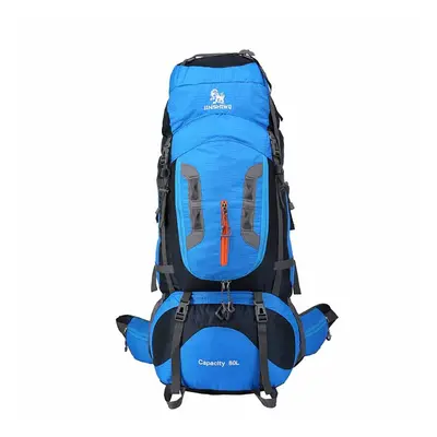 (Light Blue A) 80L Camping Hiking Backpacks Big Outdoor Bag Backpack Nylon superlight Sport Trav