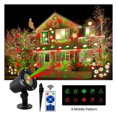 Christmas Projector Lights Waterproof Lamp Landscape Spotlights