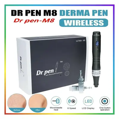 Ultima M8 Dr.pen Electric Skin Care Anti Aging Derma Pen with Needle