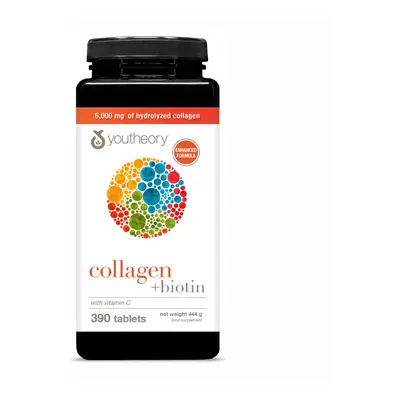 Collagen + Biotin Youtheory Advanced Formula Heatlh Vitamins Tablets