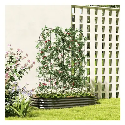 Outsunny Set of Metal Garden Trellis, Outdoor Trellis Panels, x cm