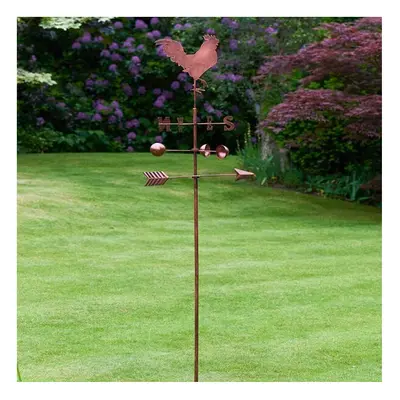 213cm Cockerel Wind Weathervane Crafted Garden Rooster