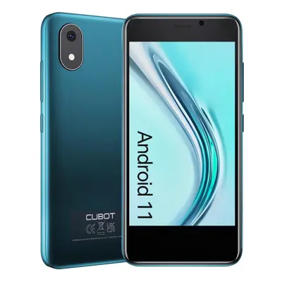 (Green) Cubot J10 Smartphone 4-Inch Mini Phone 2350mAh 32GB ROM 5MP Rear Camera Google Android D