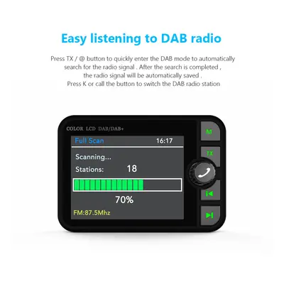 Stereo Digital Signal Broadcast Adapter DAB+ Receiver Digital Broadcast