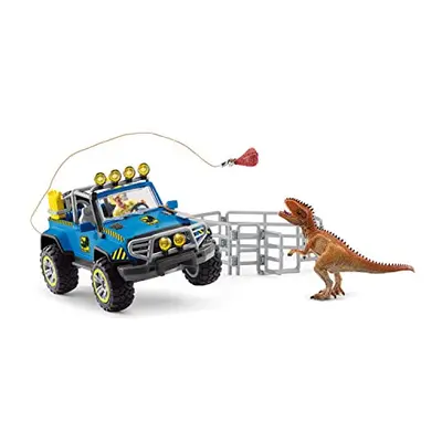 41464n Off-road vehicle with dino outpost Dinosaurs Toy Playset for children aged Years