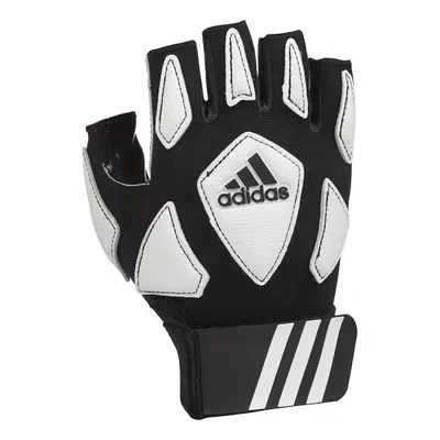 adidas Scorch Destroy Lineman Adult Gloves Half Finger Black/White