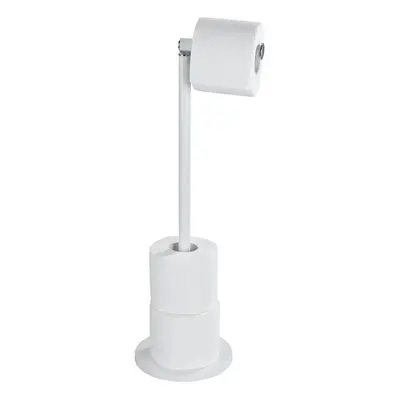 Wenko Standing Toilet Paper/Spare Roll Holder, White - x x cm