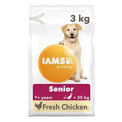 IAMS Complete Dry Dog Food for Senior 7+ Large Breeds with Chicken kg