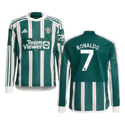 (SB) Man Utd Away Long Sleeve Shirt (Kids) (Ronaldo 7)