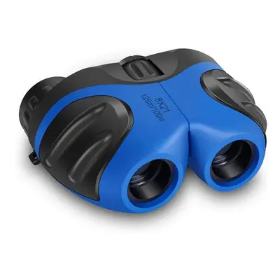 (Blue) 8x21 Children Telescope Binoculars Mini Portable Compact Zoom Kid Telescope for Outdoor H