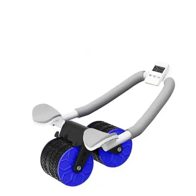 (blue, 1PCS) Exercise Abdominal Wheel, Automatic Rebound Elbow Brace Type Abs Roller For Tummy C