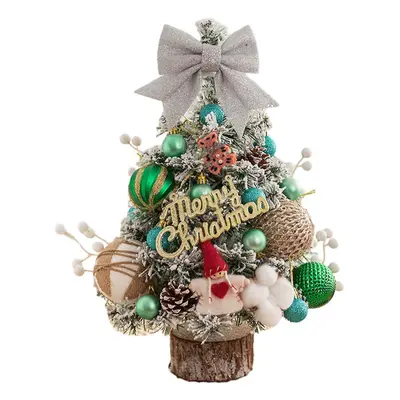 (Green Miracle) Fashion Christmas Tree Crafts Stylish Delicate Indoors Desktop Ornaments For Hom