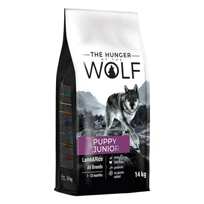 The Hunger of The Wolf Dry Dog Food for Puppy and Junior with Lamb and Rice All Breeds, Delicate