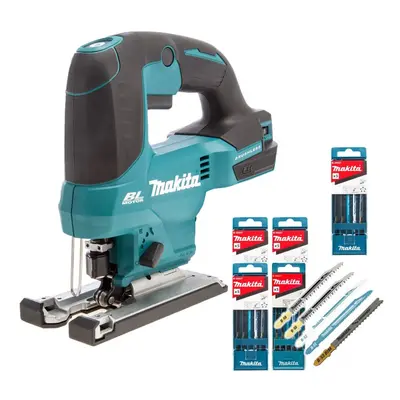 Makita DJV184Z 18v LXT Brushless Top Handle Jigsaw Bare +25 Super Express Blades