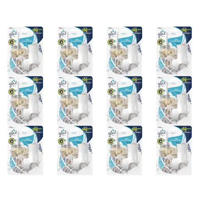 Glade pure clean linen Electric Scented Oil Holder & Refill ml (7554). (Pack of 12)