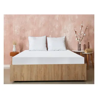 (Double - 135cm (4'6") X 190cm (6'3")) Cool Plus 8" (20cm) Medium Firm Memory Foam Mattress