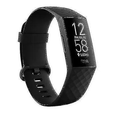 Smartwatch Fitbit Charge Dial Black 40mm Strap Rubber Fitness Bracelet [reduced!!!new Offer]