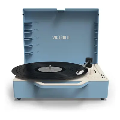 Victrola Re-Spin Sustainable Suitcase Record Player with Vinyl Streaming to Bluetooth Speakers |