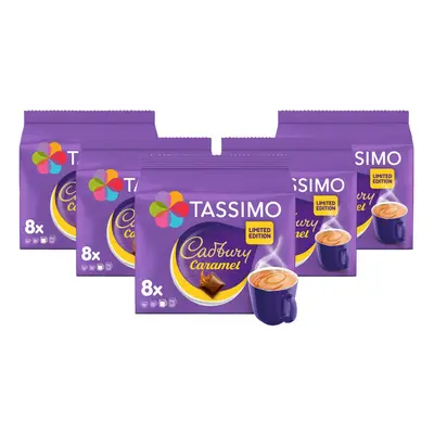 Cadbury Caramel Hot Chocolate Pods x8 (Pack of 5, Total drinks)