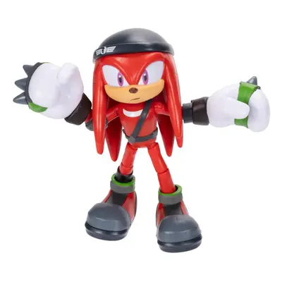 Sonic Prime 5-inch Knuckles - New Yoke City Action Figure points of Articulations. Ages 3+ (Offi