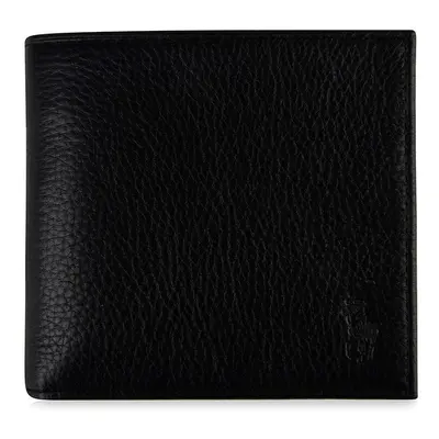 (Black) RALPH LAUREN Mens Wallets Genuine Leather Box