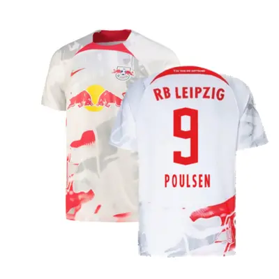 (XXL) Red Bull Leipzig Home Shirt (White) (POULSEN 9)