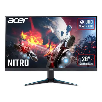 Acer NITRO VG0 Nitro VG280Kbmiipx inch UHD Gaming Monitor (IPS Panel, FreeSync, 60Hz, 1ms, HDR 1