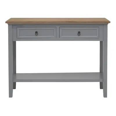 Premier Housewares Henley Antique Grey Console Table