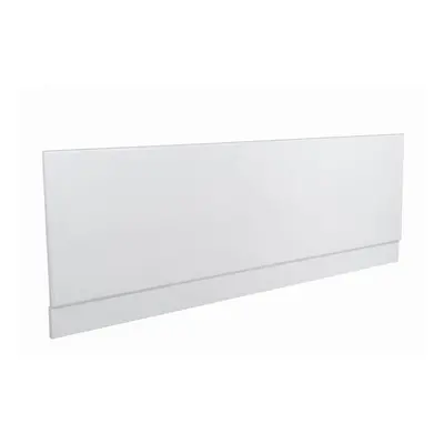 NRG Gloss White 1700mm Moisture Resistant Wood MDF Front Bath Panel for Bathroom Soaking Bathtub