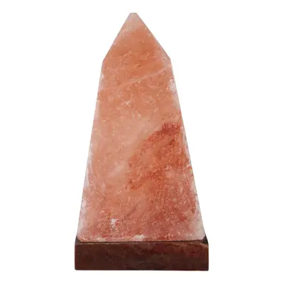 Premier Housewares Salt Lamp with EU Plug Himalayan Rock Salt Lamp Bedroom Lamp Wooden Base Ther