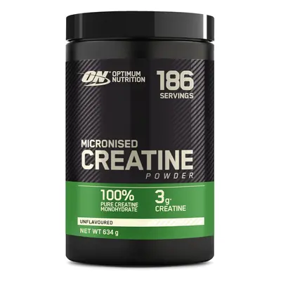 Optimum Nutrition Micronised Creatine Powder, 100% Pure Creatine Monohydrate Powder for Performa