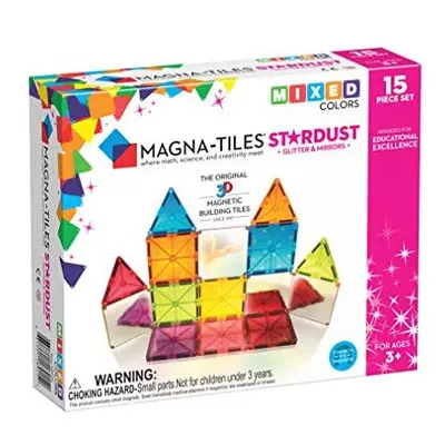 Magna Tiles Stardust Set, The Original Magnetic Building Tiles for Creative Open-Ended Play, Edu