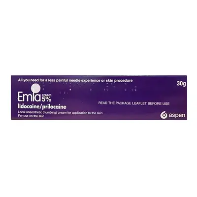 Emla Cream - 30G - Numbing Cream