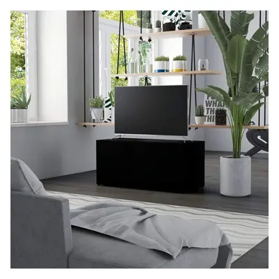 TV Cabinet Black 80x34x36 cm Chipboard