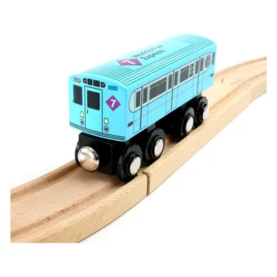 Munipals New York City Subway Wooden Railway (Nostalgia Series) Bluebi