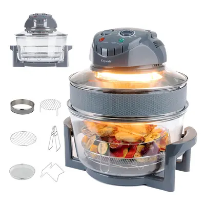 17L Halogen Convection 1400W Electric Cooker Oven Air Fryer with Extender Ring