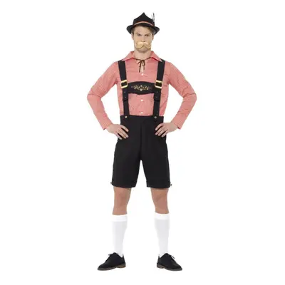 (M, Red) Smiffys Mens Oktoberfest Costume Set