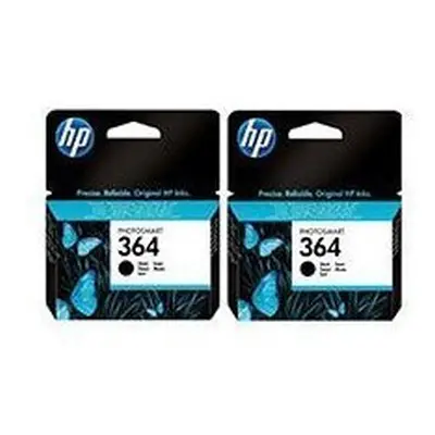 HP No. Ink Cartridges - Black, Pack of