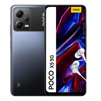 POCO X5 5G Black 8GB RAM 256GB ROM, 6.67 120Hz FHD+ AMOLED, Snapdragon 695, 48MP Tripple AI Came