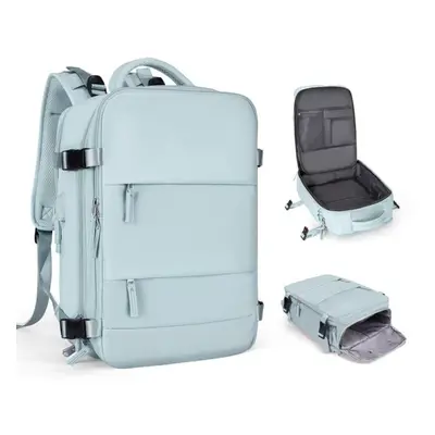 (blue) Travel Backpack Carry On Personal Item Bag For Flight Approved, Hand Luggage Suitcase Wat