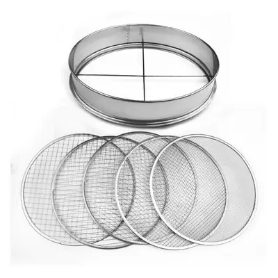 Stainless Steel Garden Potting Bonsai Compost Soil Sieve With Filters