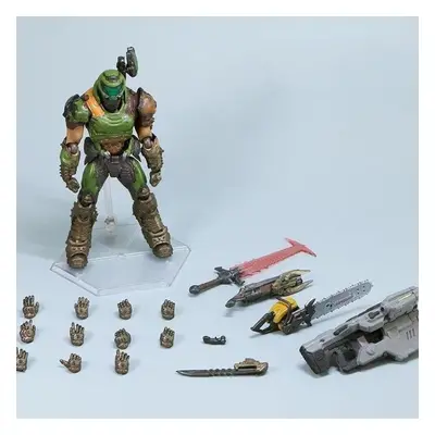 (without box) Anime Doom Eternal Doom Slayer Figures Destroy Warrior Eternal Destroy Warrior Act