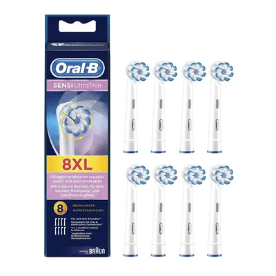 8 x Oral-B Sensi UltraThin Sensitive Clean Replacement Electric Toothbrush Heads