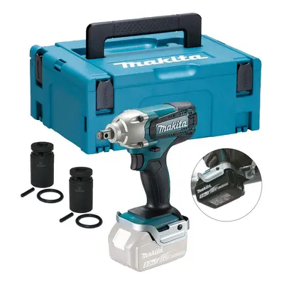 Makita DTW190Z 18v Cordless LXT 1/2" Impact Wrench + Sockets +Clip + Makpac Case