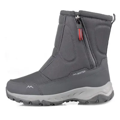 (dark gray, 39) Minifann Winter Thick Warm Snow Boots Outdoor Casual Men Cotton Shoes