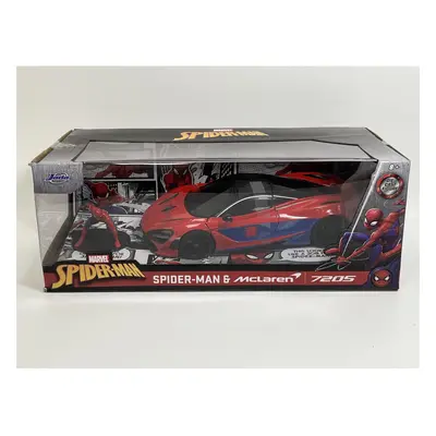 Spiderman Marvel Figure and McLaren 720S 1:24 Jada 35764